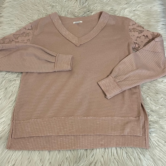 Maurices| Blush Top | Lace Detail - Picture 2 of 13